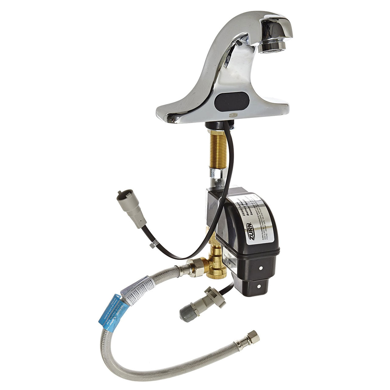 Aquasense Deck Mount Sensor Faucet-Battery Plug or Hardwire