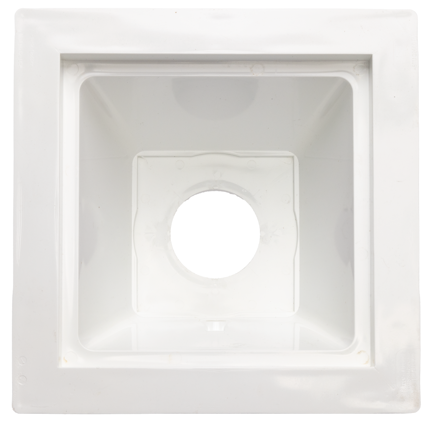 12" Square Top Floor Sink