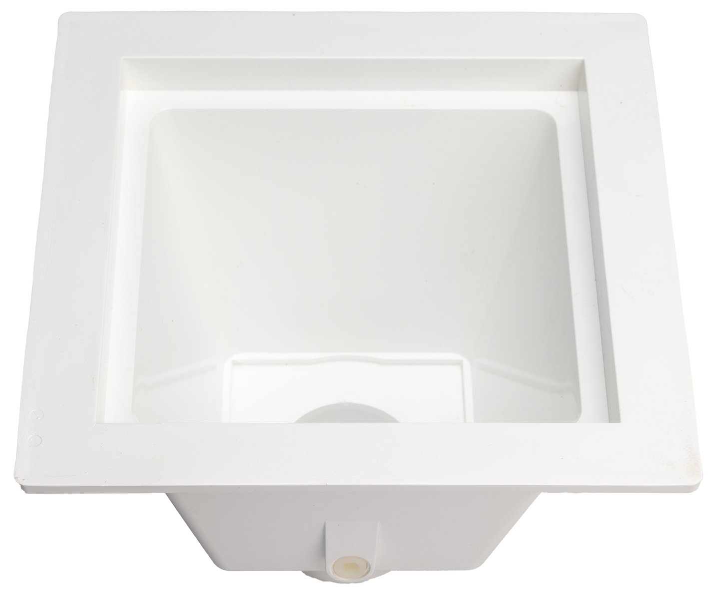 12" Square Top Floor Sink