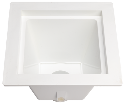 12" Square Top Floor Sink