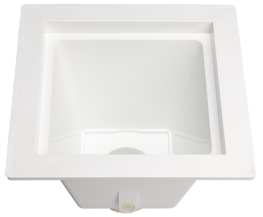 12" Square Top Floor Sink