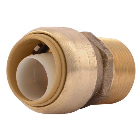 SharkBite Brass MNPT Straight Adapter - Lead Free