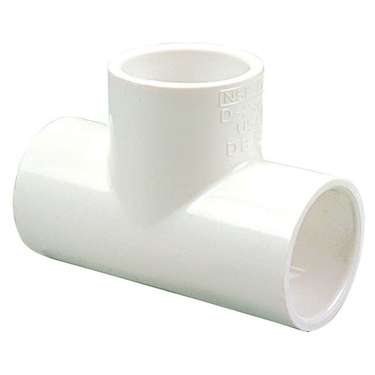 2-1/2" PVC Sch40 Tee (Slip x Slip x Slip)