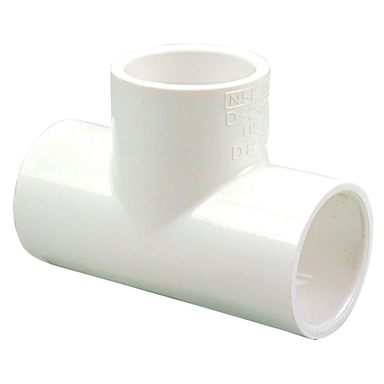 1" PVC Sch40 Tee (Slip x Slip x Slip)