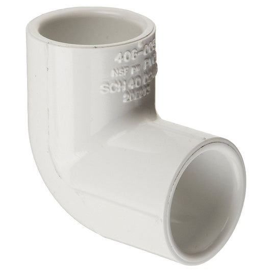 3" PVC Sch40 90 Degree Elbow (Slip x Slip)