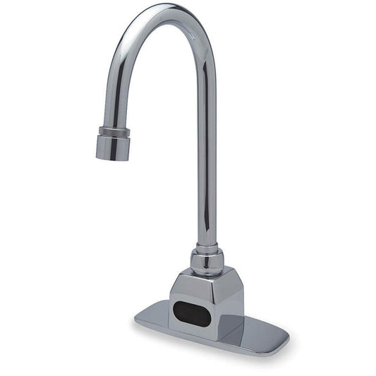 Aquasense Battery Powered Single Hole Gooseneck Faucet