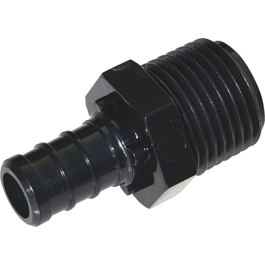 Poly-Alloy Crimp PEX Barb x Male Connectors