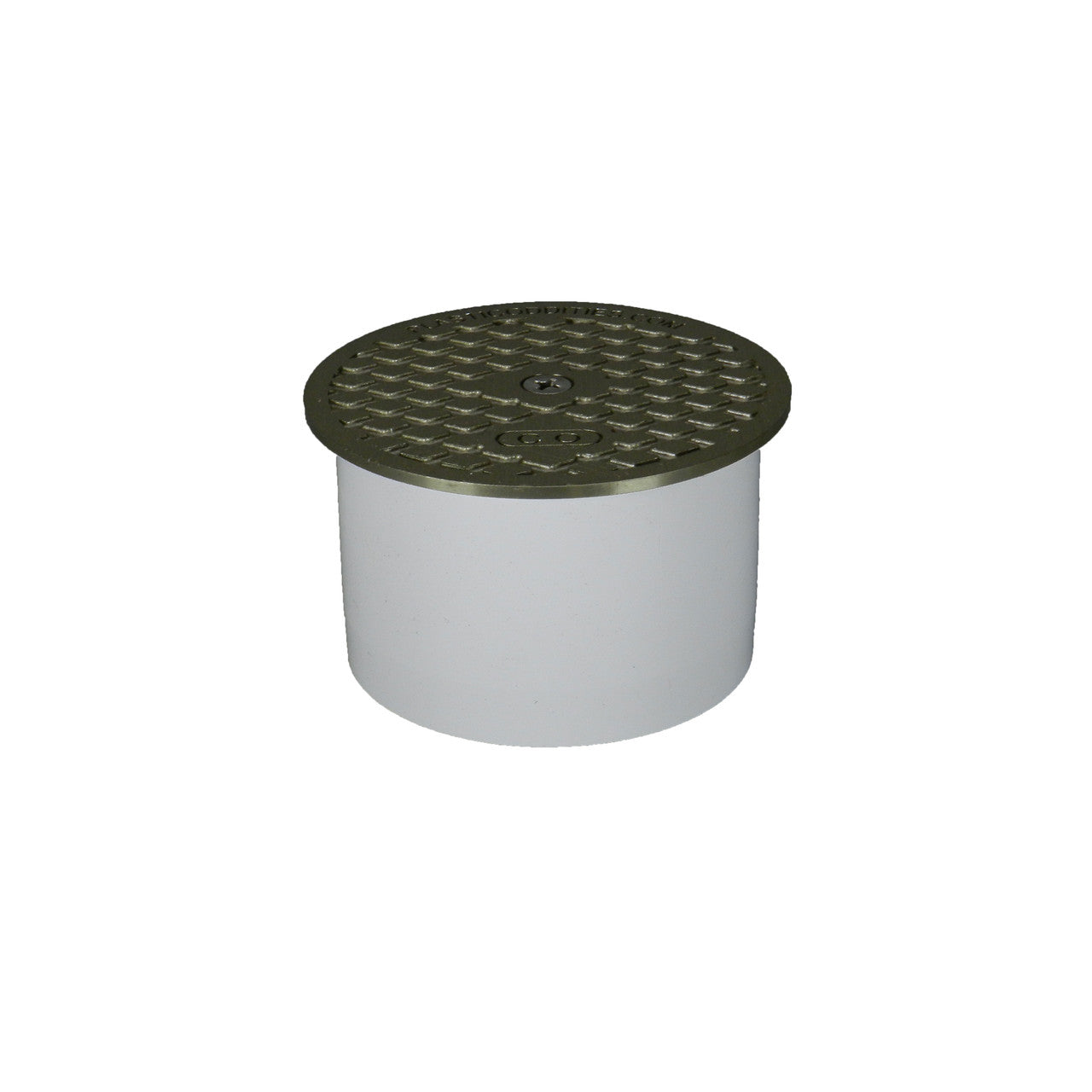 Snap-in Fit Cleanout with Metal Cover - 3" x 4" Pipe Fit